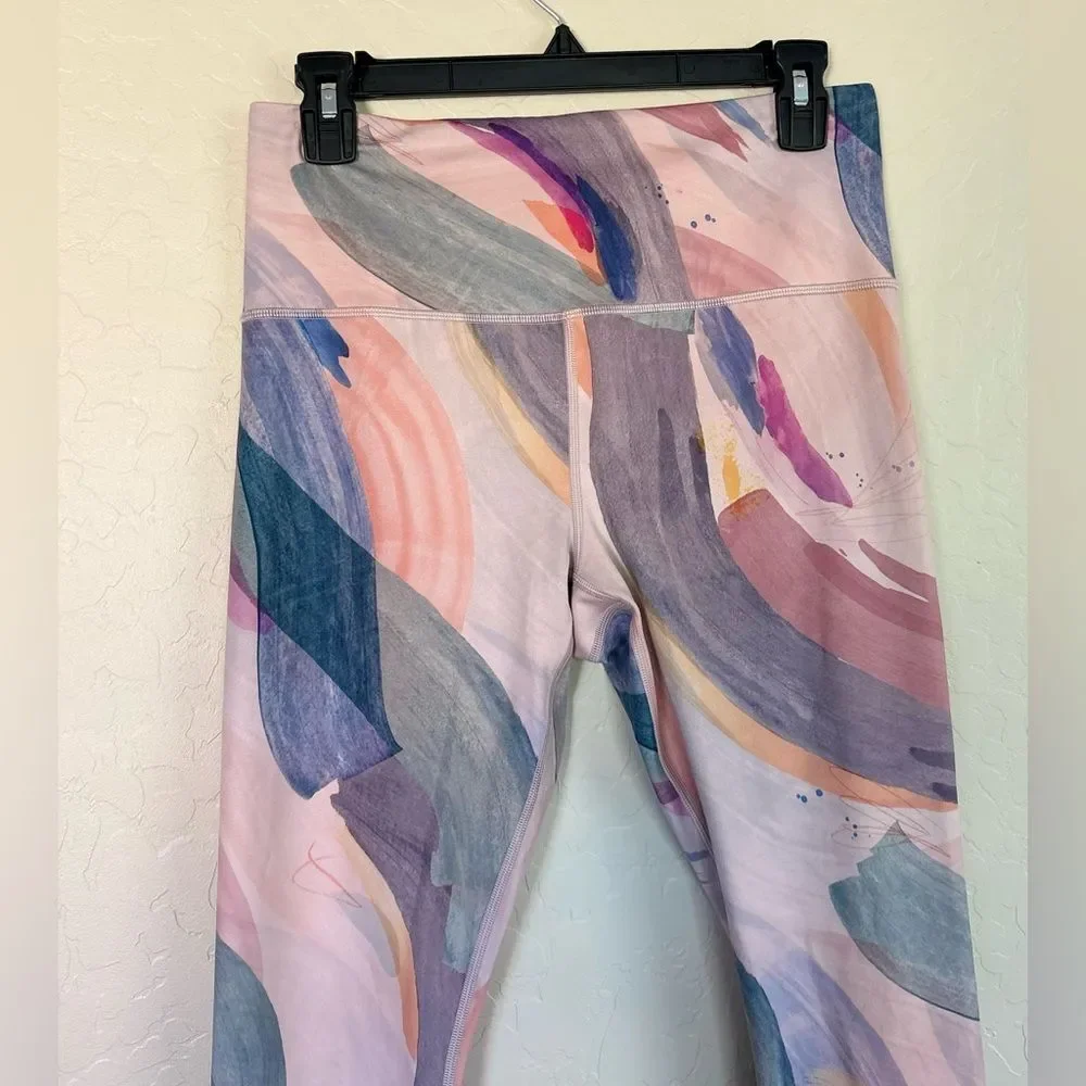 Athleta Multicolor Elation 7/8 Tight Leggings Pink Vibrance Orchid Medium - Picture 3 of 9